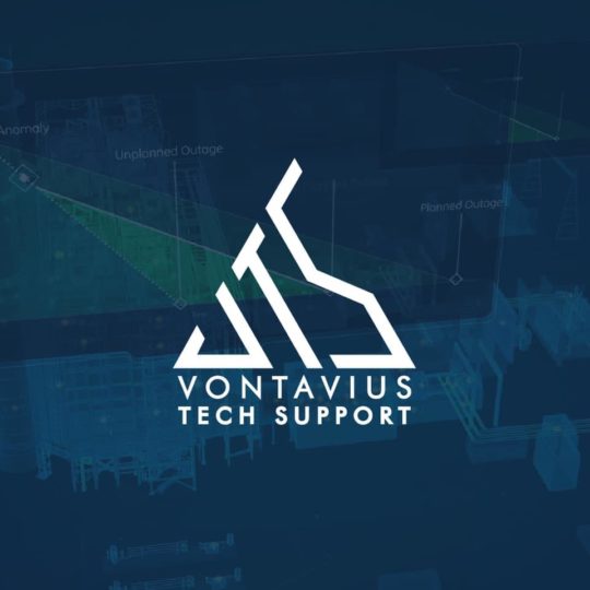 VONTAVIUS TECH SUPPORT Logo