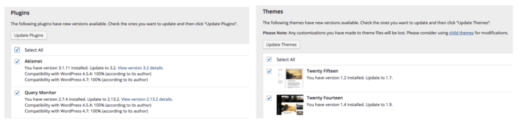 How to Check WordPress Plugins and Themes for Updates. Checking plugins and themes through the WordPress Admin Dashboard