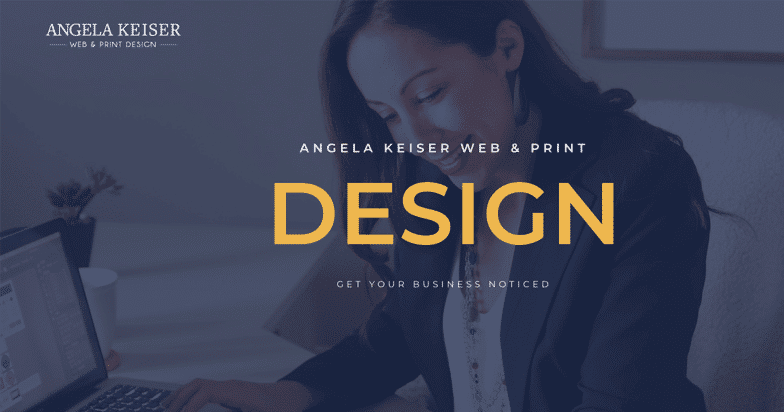 Screenshot from Angela Keiser Design website
