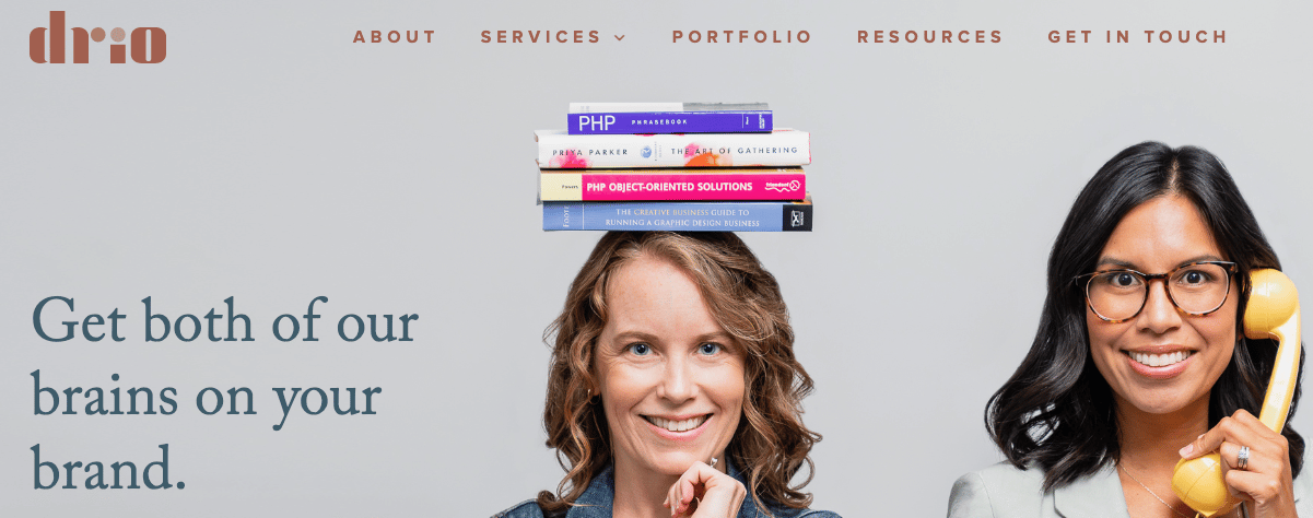 Screenshot from Drio Duo website