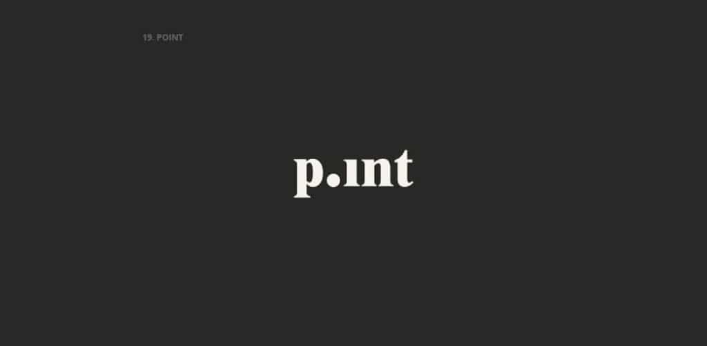 logo for a company called Point. The logo is written as p.int to underscore the company name