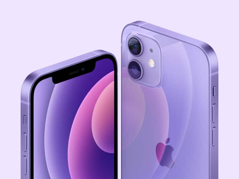 product image of the light purple Apple iPhone 12