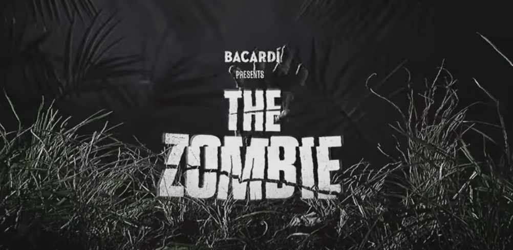 screenshot from Bacardi The Zombie campaign