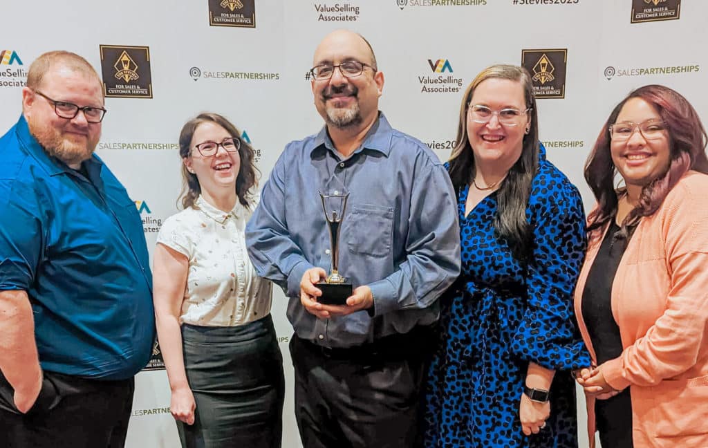 WP Engine's vice president of technical support, Bob Beltran, says WP Engine's customer support team has won a Silver Stevie Award, with some of his senior support leaders lining up