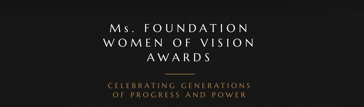 Screenshot from Ms. Foundation Women of Vision Awards website