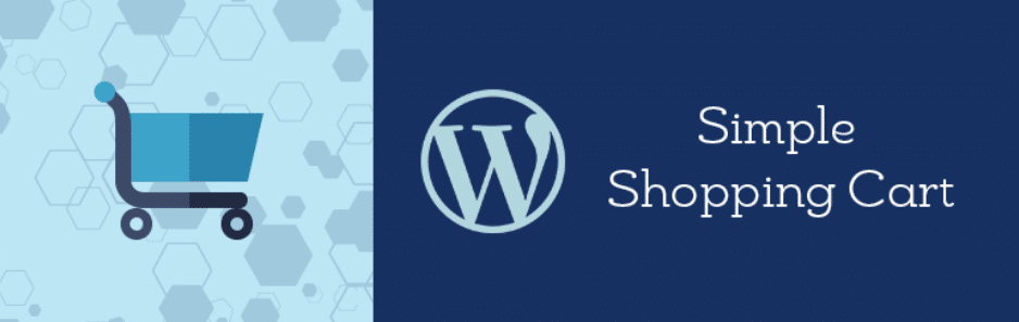The Best Free WordPress Plugins for Building Your eCommerce Site. Screenshot of feature image listed for the WordPress Simple Shopping Cart plugin in the WordPress plugin directory
