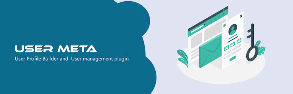 WordPress User Registration Plugins. Screenshot of User Meta feature image in the WordPress plugin directory.