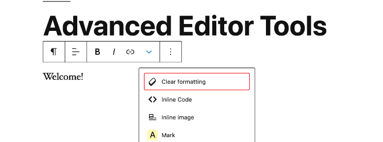 Advanced Editor wordpress formatting plugin. fix WordPress formatting and alignment issues