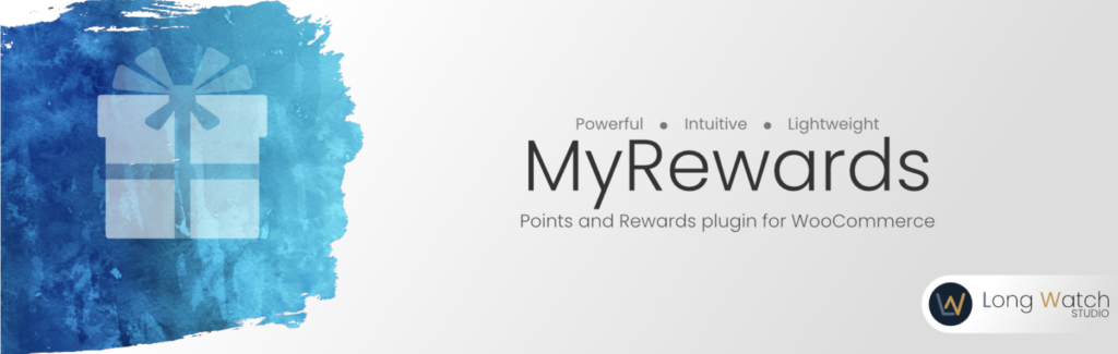 Screenshot of the MyRewards plugin logo. How to Create a WooCommerce Loyalty Program in WordPress