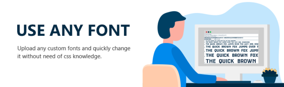 Use Any Font plugin. How To Change Font In WordPress