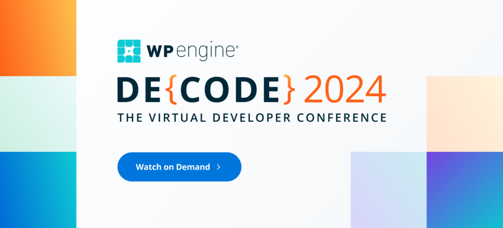 DE{CODE} 2024 The Virtual Developer Conference Watch On Demand