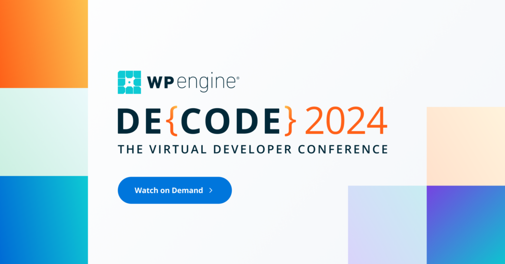 DE{CODE} 2024 The Virtual Developer Conference Watch On Demand