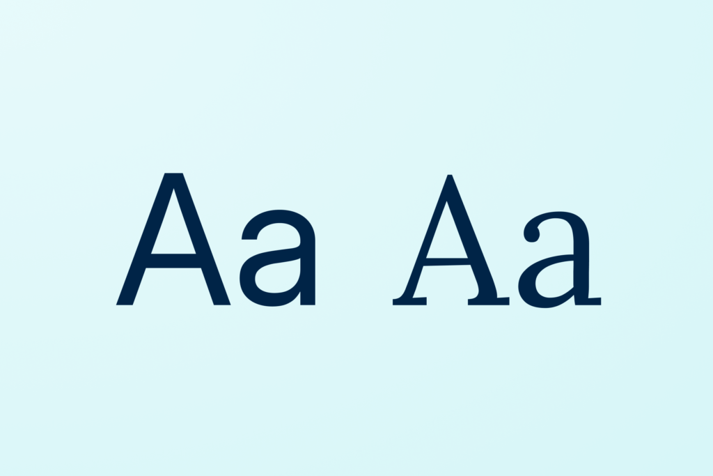 The Inter and Lora fonts, respectively, have been selected for WP Engine’s textual representation.