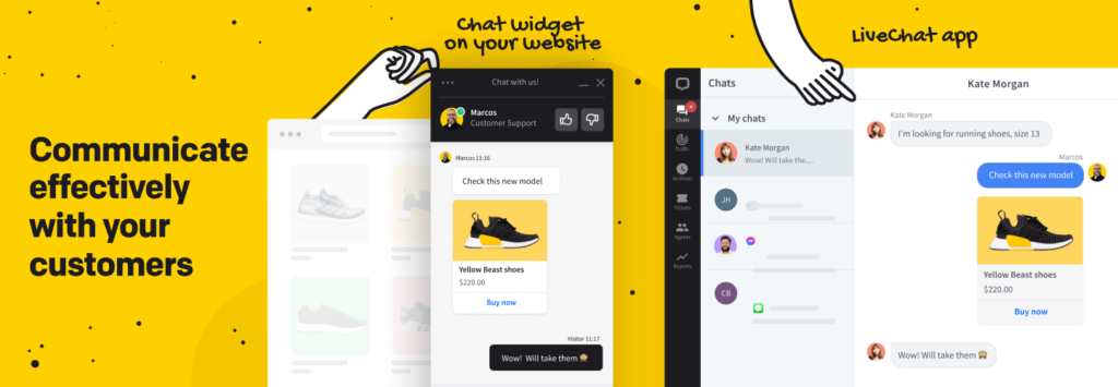 WooCommerce live chat plugins: LiveChat