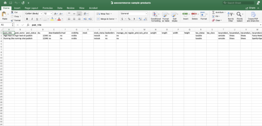 How to Import Products In WooCommerce With a CSV