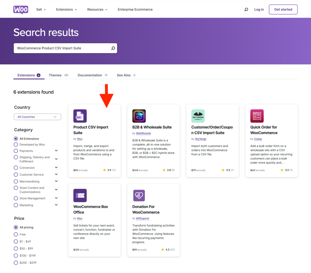 The WooCommerce Product CSV Import Suite in the WooCommerce marketplace.