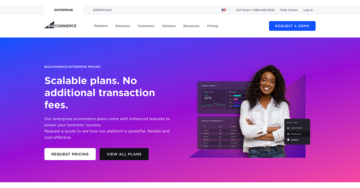 BigCommerce vs. WooCommerce: BigCommerce plans