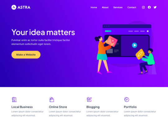 Astra WordPress theme