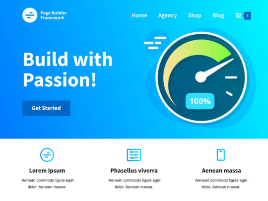 Page Builder Framework WordPress theme