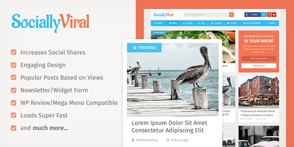 SociallyViral WordPress theme