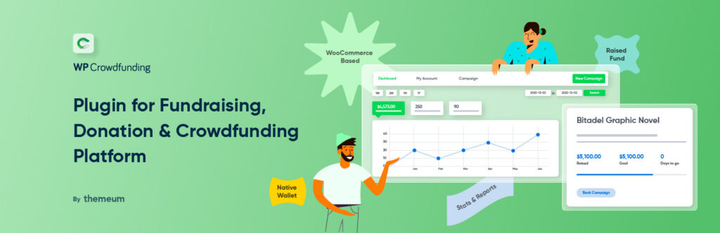 Best WooCommerce donation plugins: WP Crowdfunding