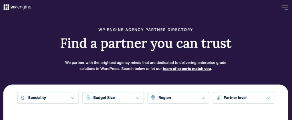 WP Engine Launches Improved Agency Directory