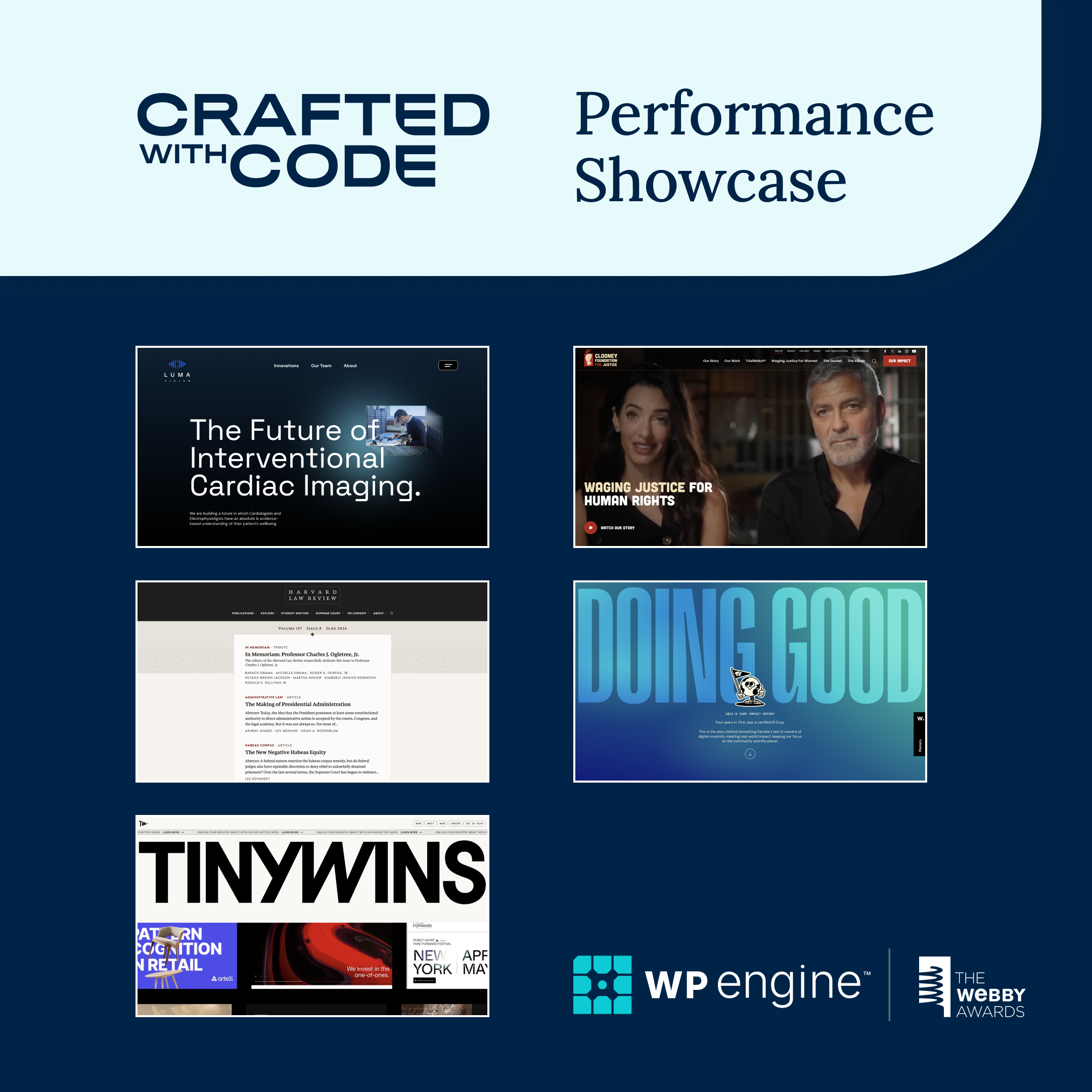 Crafted with Code: Performance Showcase