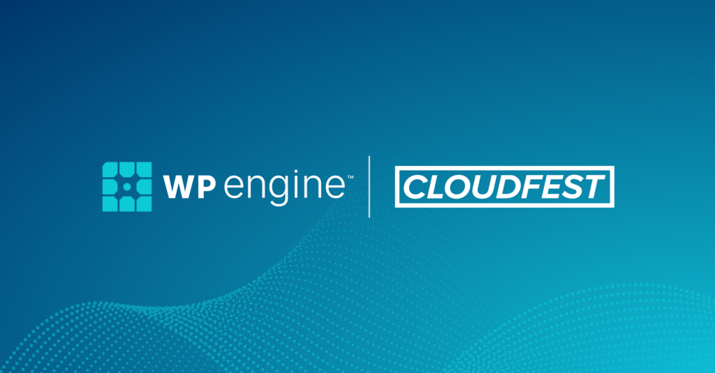 WP Engine is proud to sponsor Cloudfest!