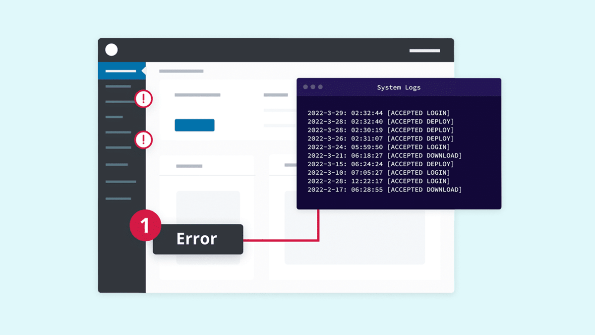 icon illustrating how new site monitoring alerts appear