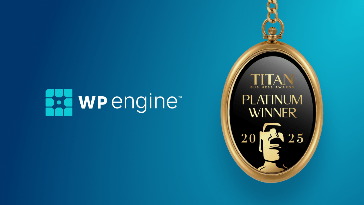 WP Engine Wins TITAN Award for Customer Service Team of the Year