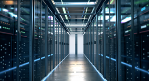Servers in a data center that enables AI hosting